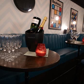 Champagne and wine service at Horse & Wig London