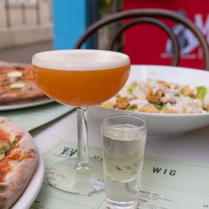 Cocktail and pizza pairing at Horse & Wig Holborn